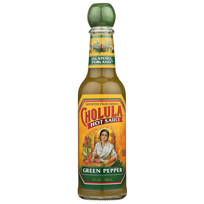 Cholula Hot Sauce, 150ml, Green Pepper (Glass)