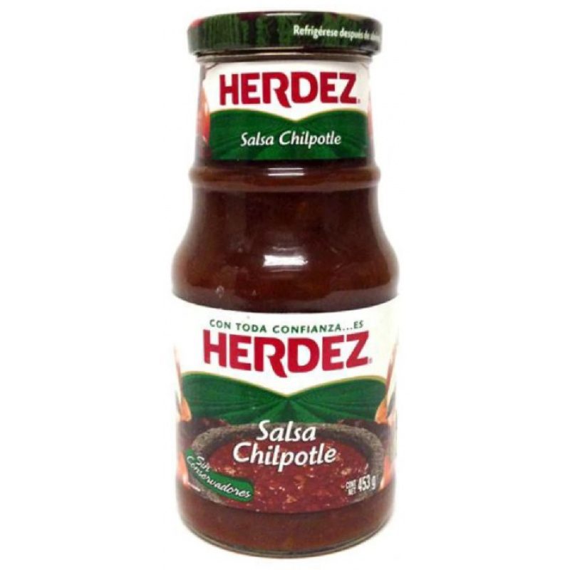 Herdez Salsa Chipotle 453g (Glass)