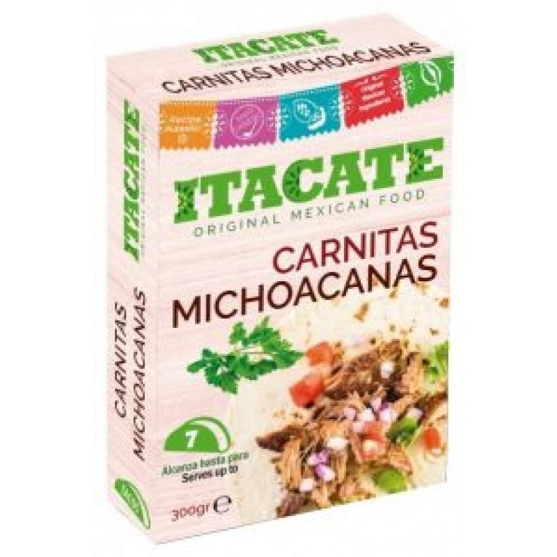 ITACATE, Carnitas Michoacanas, 300gr (Cooked Pork Meat)