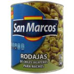 San Marcos, Pickled Jalapeno, Nacho Sliced, 2.77kg (Tin)