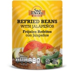 San Miguel, Refried Bayo Beans with Jalapeno, 227g (Pouch)