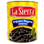 La Sierra, Cooked Black Beans, 3kg (Tin) – Frijoles Enteros Negros