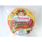 Los Mexikanos, Corn & Chipotle Tortilla, 13cm, 500g (Package)