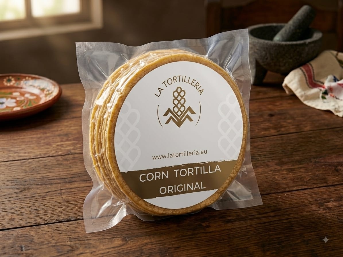Tortilleria Europa, Corn Tortilla Original, 15cm, 500g = 19 Tortillas
