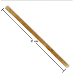 Penka, Wrapped Agave Straws, L=21cm, D=0.6cm, Natural Colour (Bag of 500pcs)