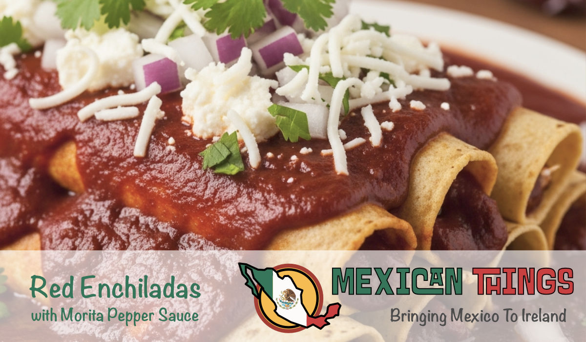 Red Enchiladas with Morita Pepper Sauce ingredients in Ireland.