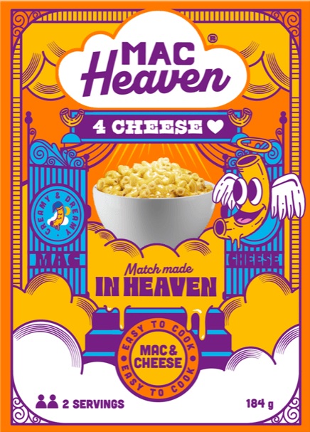 Mac Heaven, 4 Cheese, 184g (Box)