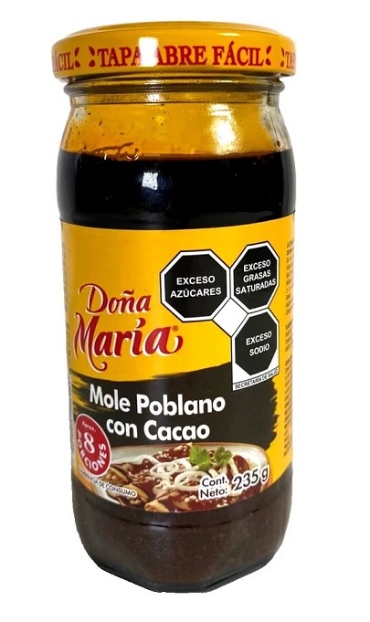 Dona Maria, Mole Poblano con Cacao in Paste, 235g (Glass)