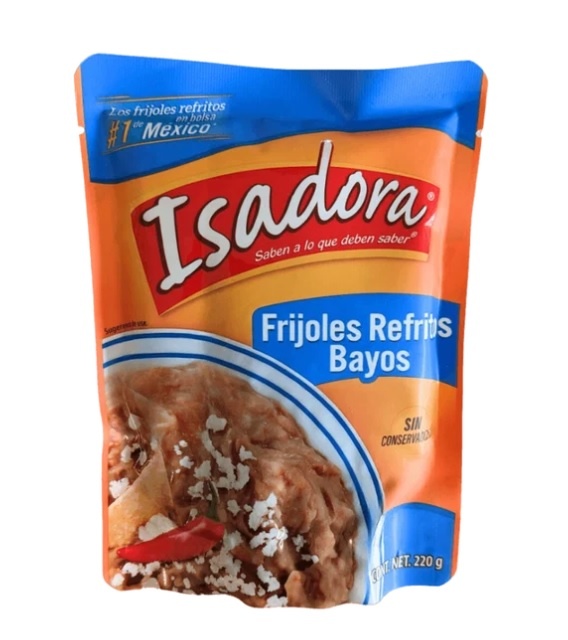 Isadora Frijoles Refritos Bayos 220g (Pouch)
