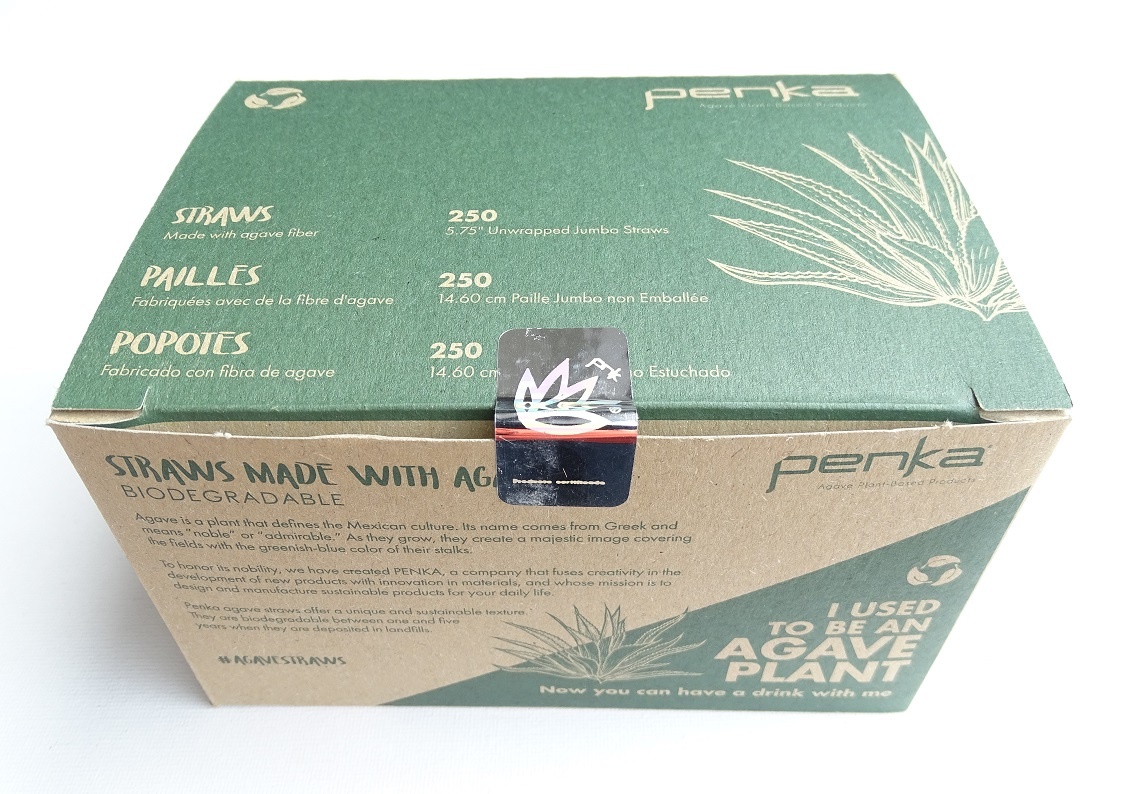 Penka, Agave Cocktail Straw 14.6x0.6cm (Box of 250 straws) - Image 2