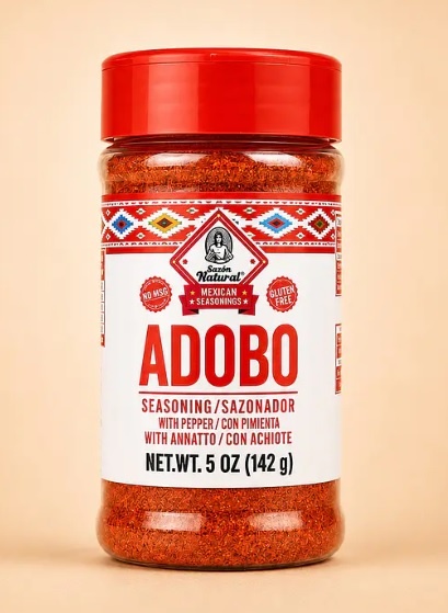 Sazon Natural, Seasoning Adobo, 142g (Bottle)